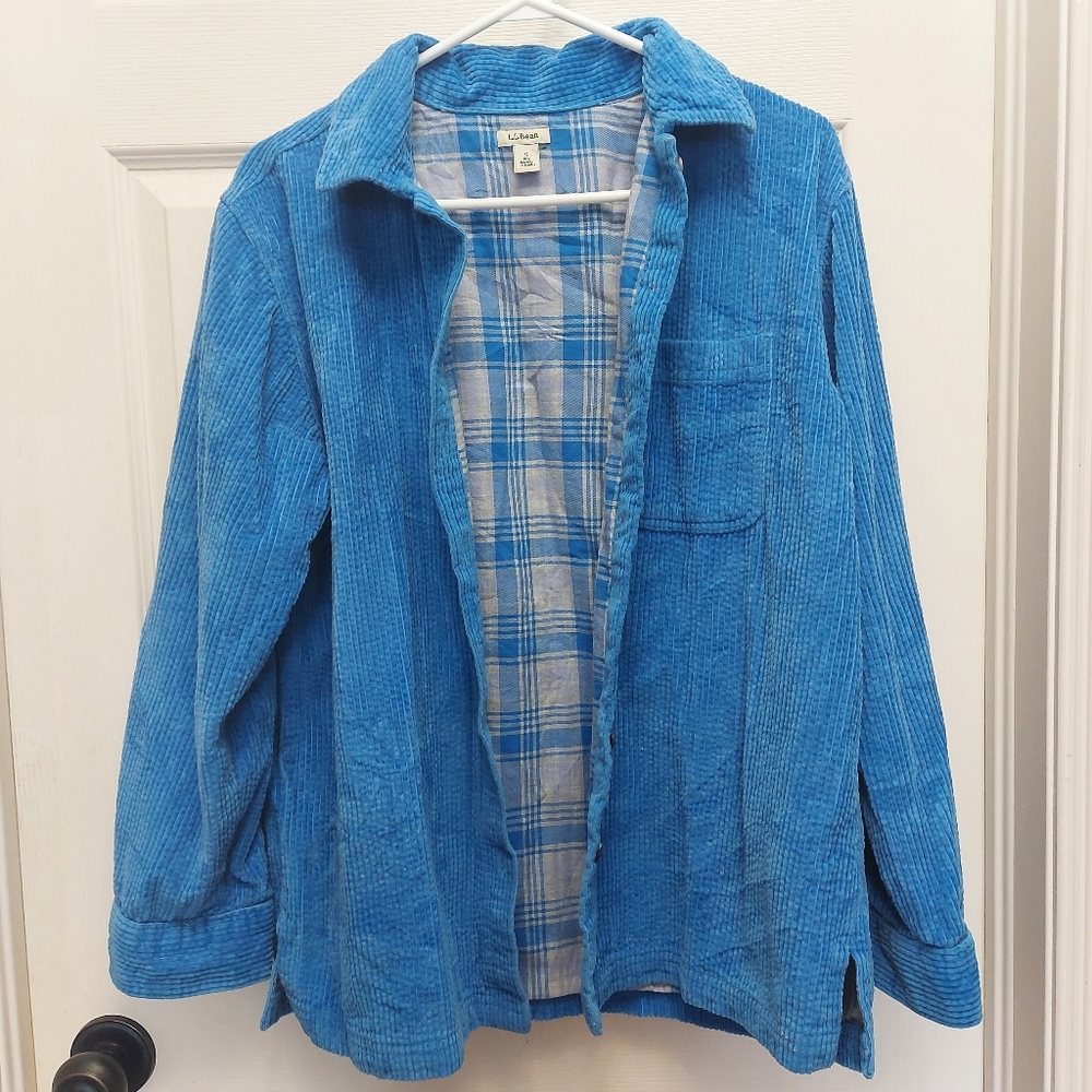 L.L. Bean Blue Corduroy Jacket